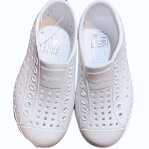 NEW Native Jefferson Kids White EVA Slip On Water Shoes Size C 10 Toddler